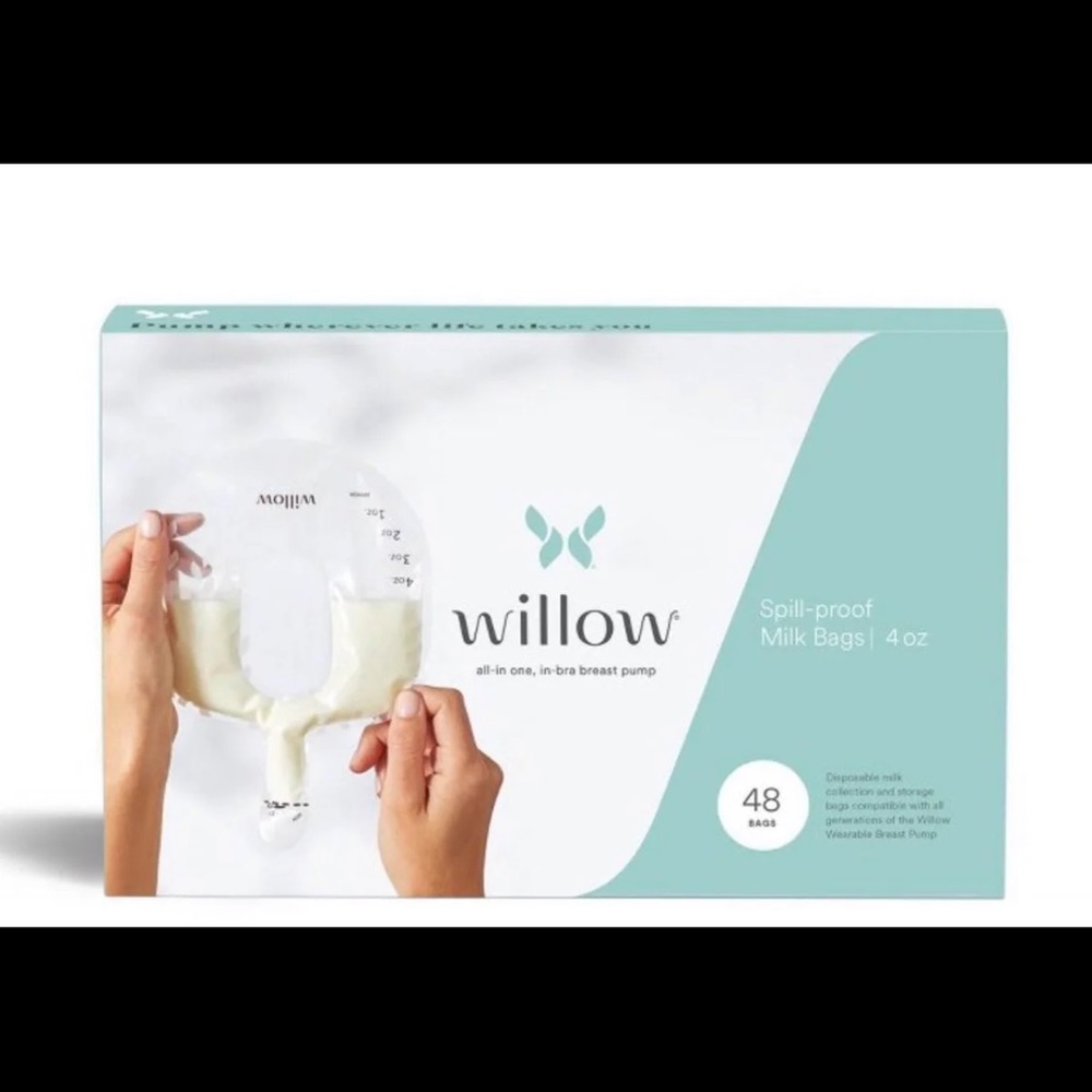 240 bags Willow breastpump milk bags 48 count each